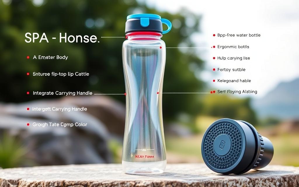 water bottle design features