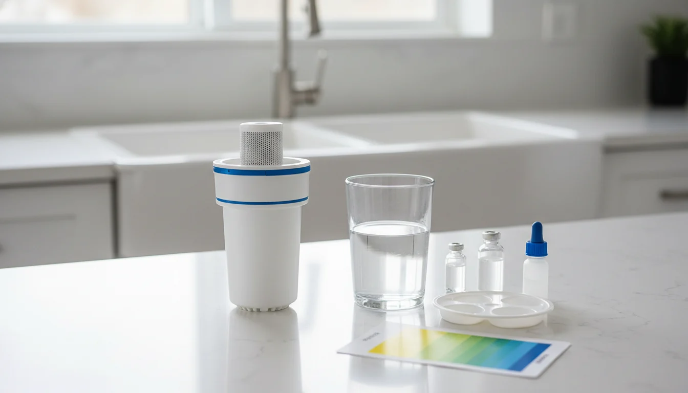 filter pitcher cartridge and microplastic reduction concept