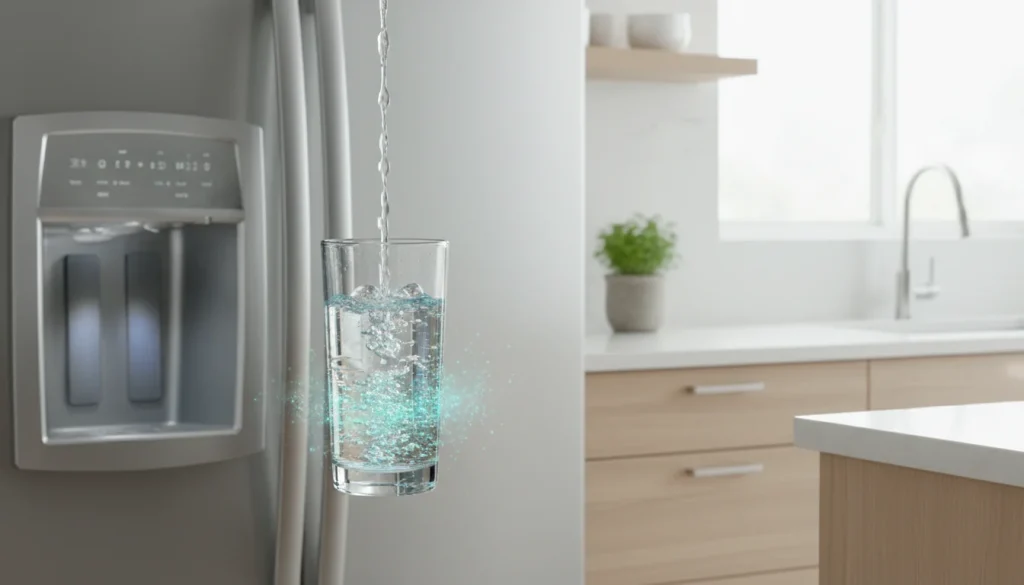 does refrigerator water and ice contain microplastics