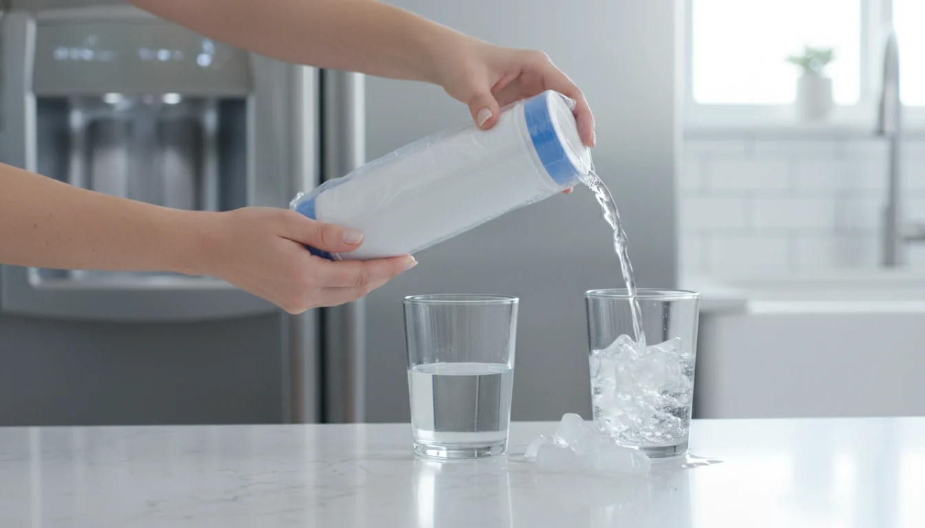 refrigerator water filter and ice dispenser maintenance