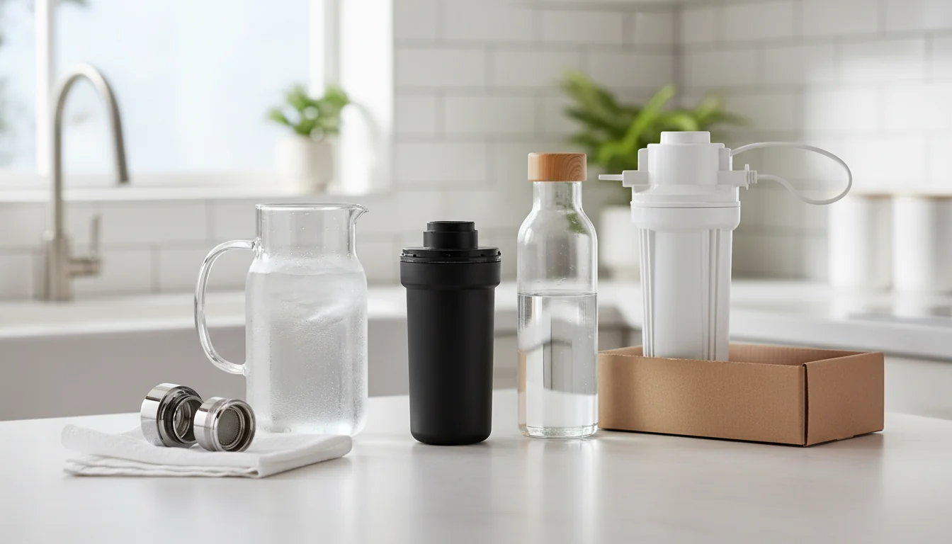 Checklist for improving tap water taste without bottled water