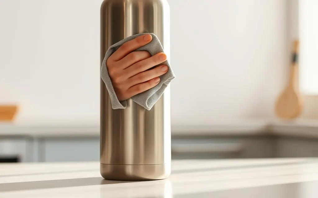 how to properly clean and maintain stainless steel water bottles?