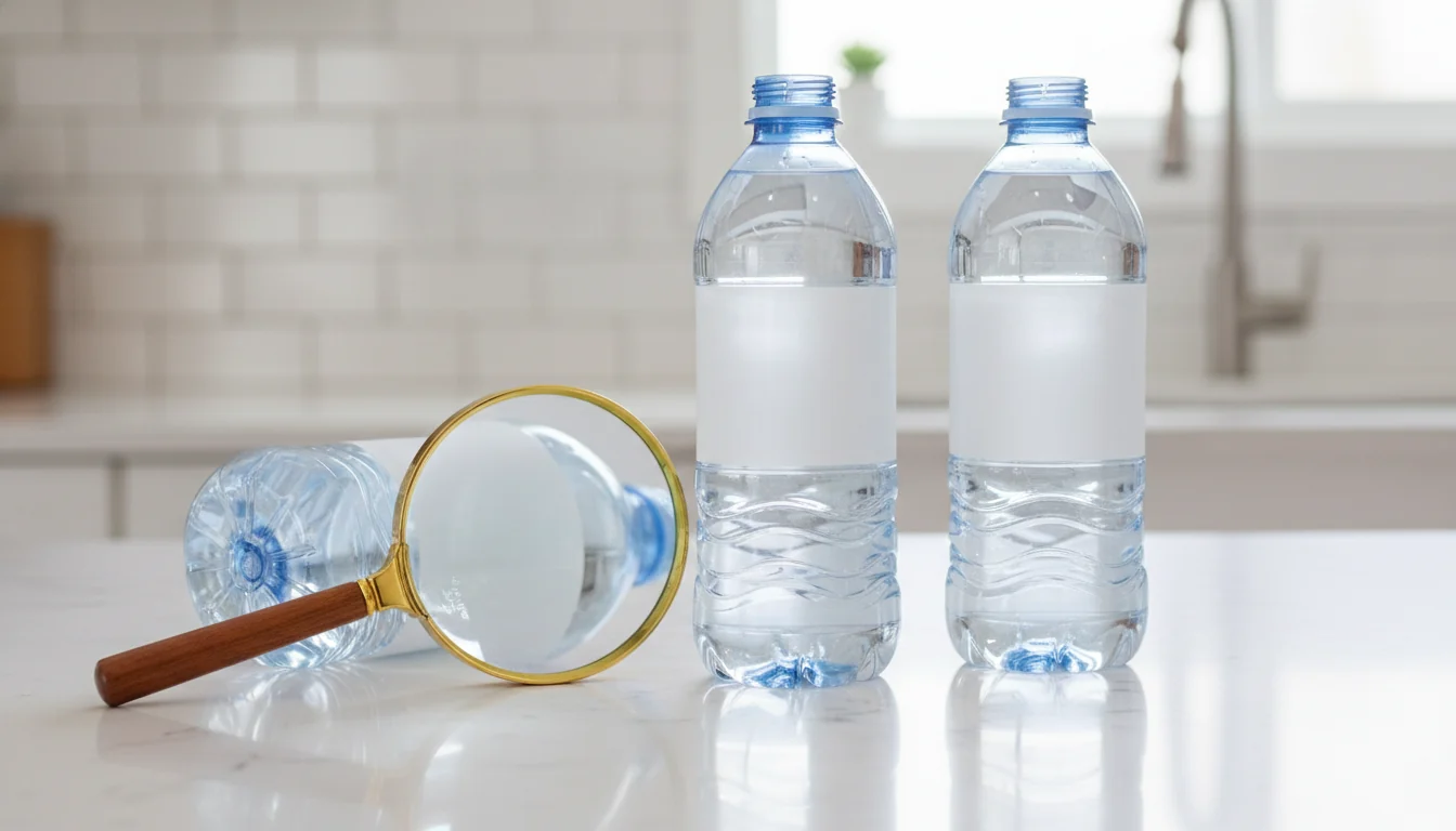 how to read bottled water labels and plastic codes