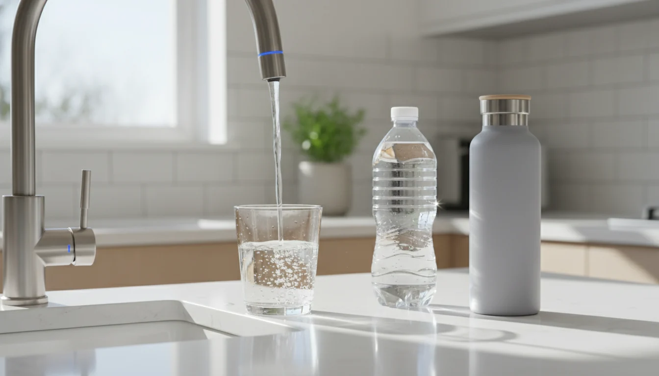 filtered tap water versus bottled water daily choice