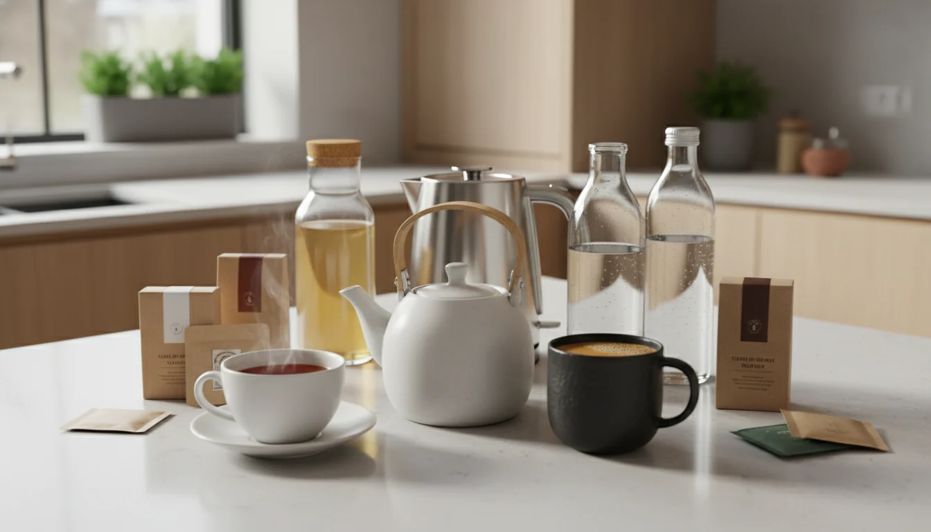 tea coffee and bottled drinks packaging microplastic sources