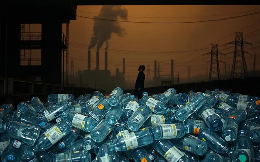 What are two negatives of bottled water?