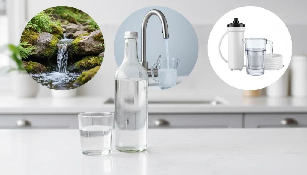 where does bottled water actually come from