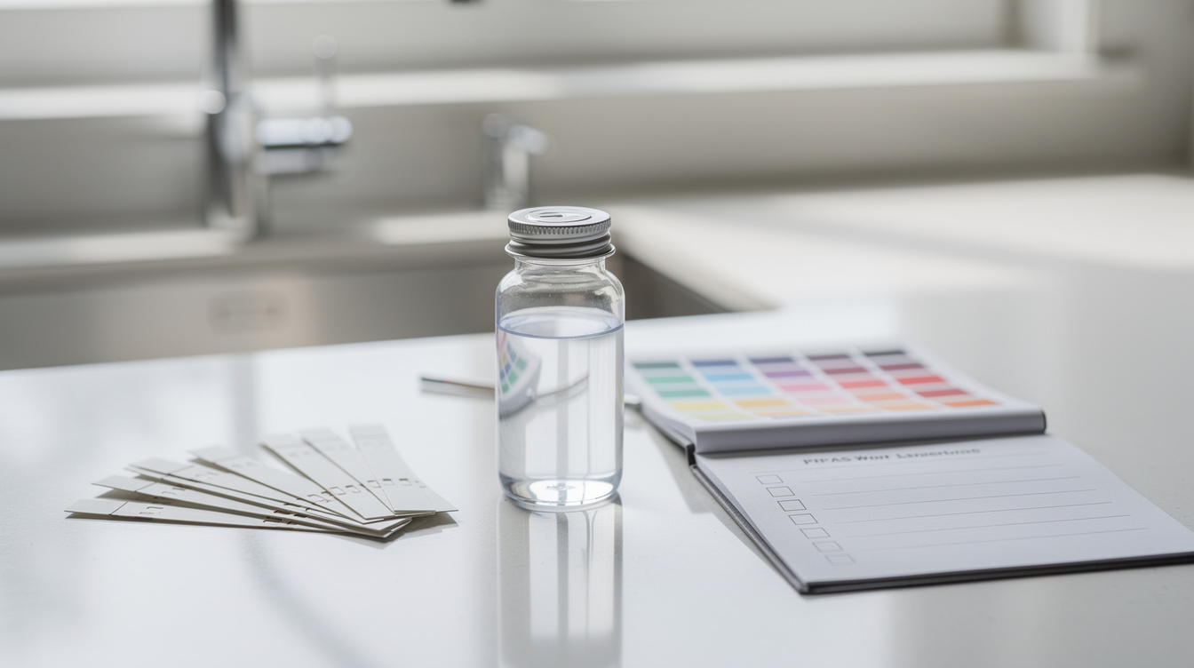 best PFAS water test kits buying decision in a clean home setting