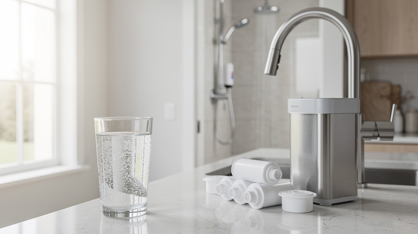best shower filters for hard water and chlorine featured image
