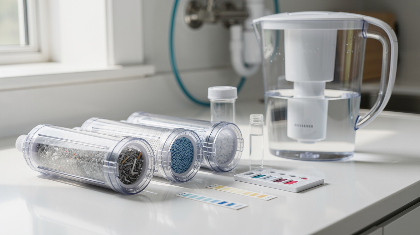 best water filters for microplastics in a clean modern home setting