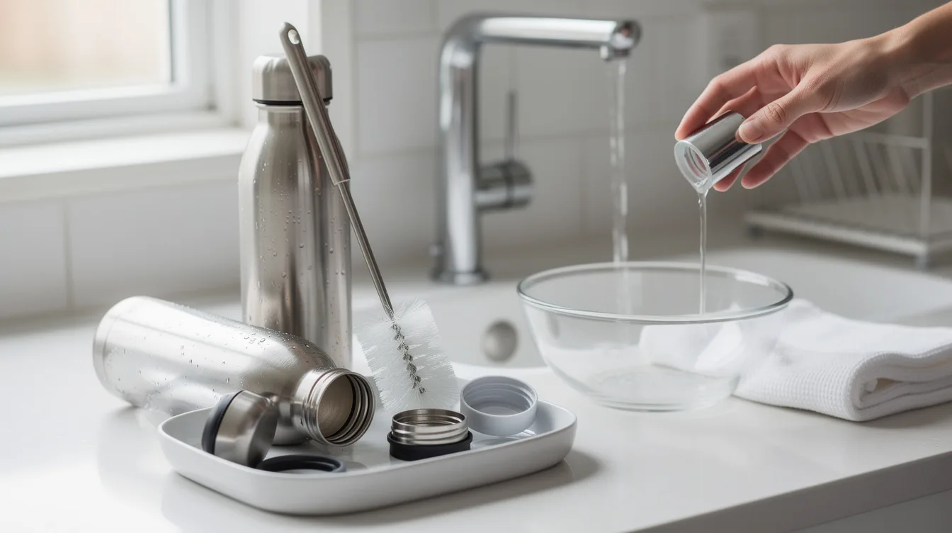 Best Ways to Clean a Stainless Steel Water Bottle Without Ruining It