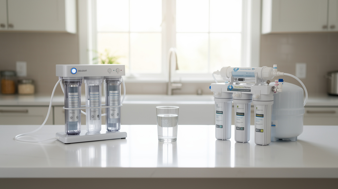 countertop reverse osmosis vs under-sink RO featured image