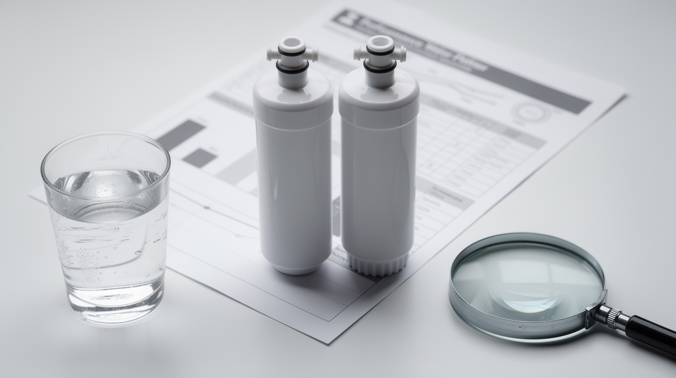 generic vs brand refrigerator water filters buying decision in a clean home setting